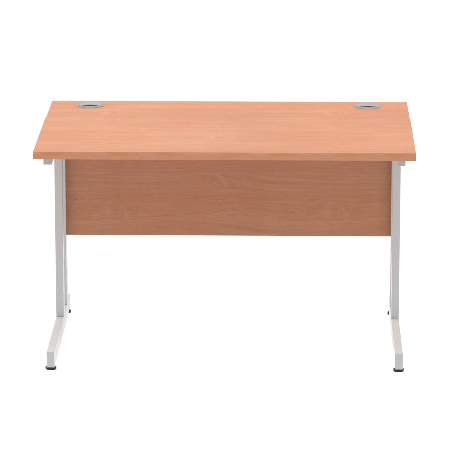 Rayleigh Cantilever 800mm Deep Straight Office Desk